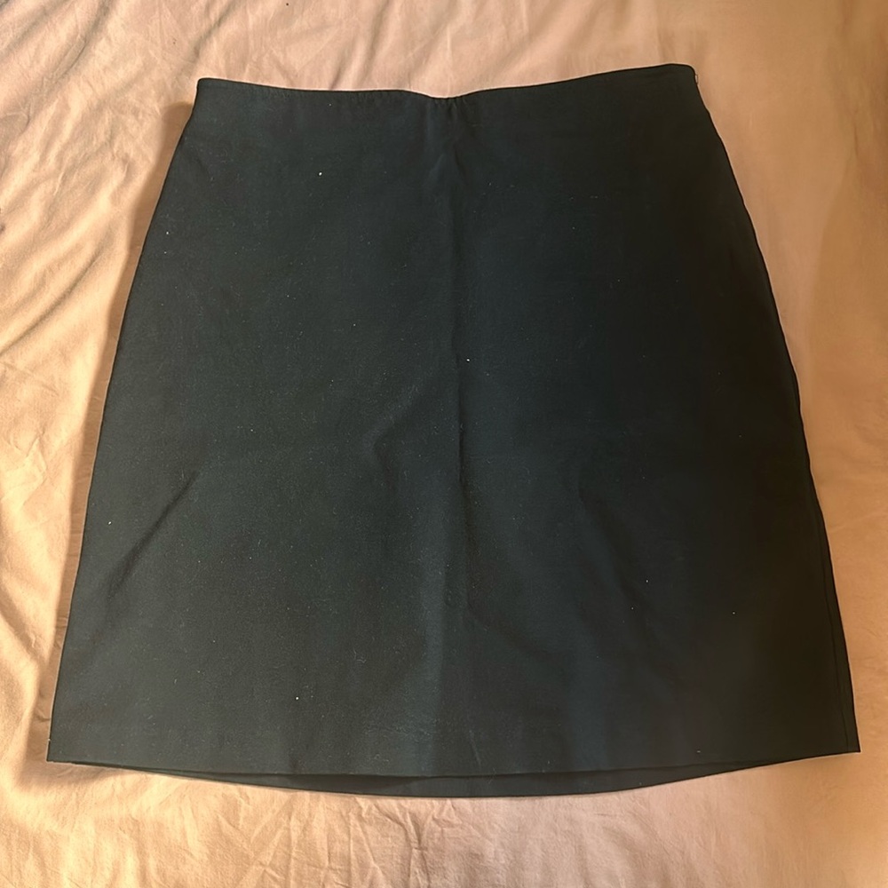 Black mini skirt